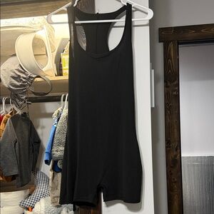 Black Racerback Romper